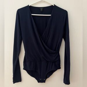Jcrew navy long sleeve bodysuit